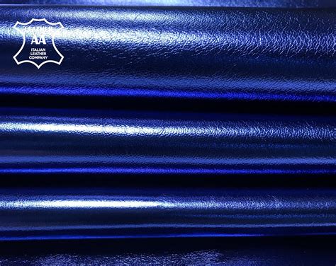 metallic blue leather fabric|Blue Metallic Leather Fabric .